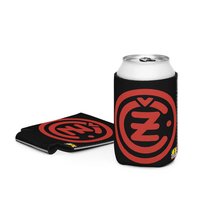 Cz red emblem black moto can cooler