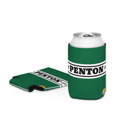 Penton green moto can cooler