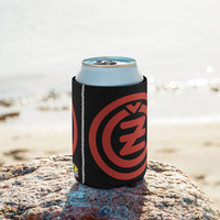 CZ Red Emblem Black Moto Can Cooler - Thumbnail 1
