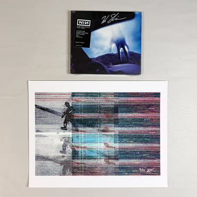 Signed Album + Print Pairing: NIN "Year Zero" CD with Signed Print