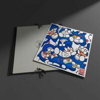 Oversize Print by Miguel Ángel Fúnez "Blue Cosmic Cat Mincemeat" - Thumbnail 4