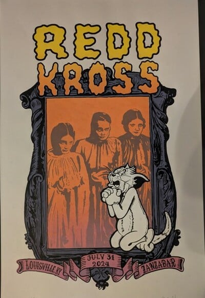 Redd Kross Screen Printed Gig Poster Louisville 2024