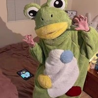 Funky Frog Fleece Onesie - Thumbnail 2