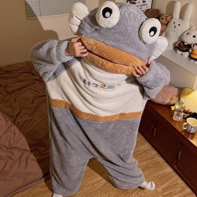 Ugly fish fleece onesie