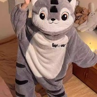Cute Squirrel Fleece Onesie - Thumbnail 3