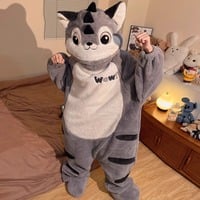 Cute Squirrel Fleece Onesie - Thumbnail 4