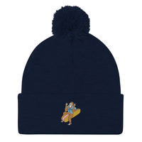 Crick Foot Pom-Pom Beanie - Thumbnail 1