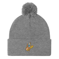 Crick Foot Pom-Pom Beanie - Thumbnail 9