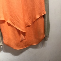 Carven orange chiffon top  - Thumbnail 4