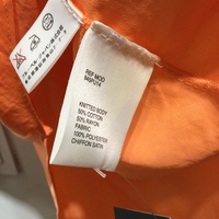 Carven orange chiffon top  - Thumbnail 1