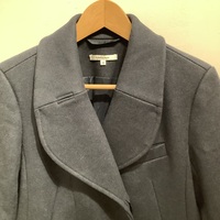 Carven navy double breaasted coat  - Thumbnail 1