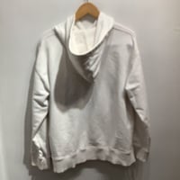 MM6 white side slitted hoodie - Thumbnail 2