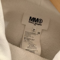 MM6 white side slitted hoodie - Thumbnail 3
