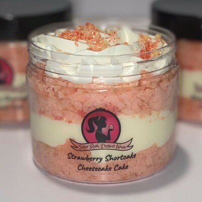 Strawberry banana cheesecake jars - 8oz