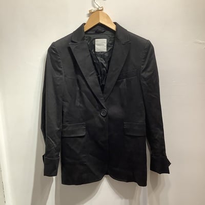 Costume National black cuff detailed jacket