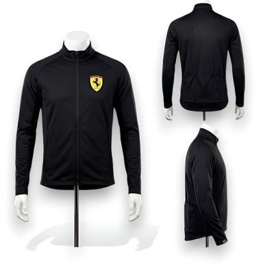 Crafted leather mens classic black leather racing biker jacket pure lambskin motorcycle  - Thumbnail 3