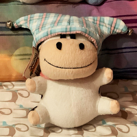 Mini Plush Jester Hat Mint and Pink Gingham - Thumbnail 3