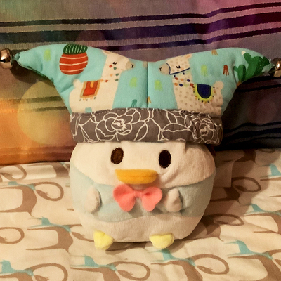 Mini plush jester hat llamas