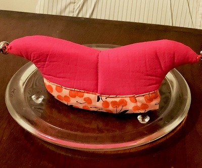 Mini Plush Jester Hat Hot Pink