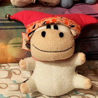 Mini Plush Jester Hat Hot Pink - Thumbnail 3