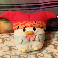 Mini Plush Jester Hat Hot Pink - Thumbnail 4