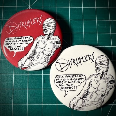 Disrupters Pin Badge