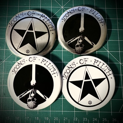 Icons of Filth Pin Badge