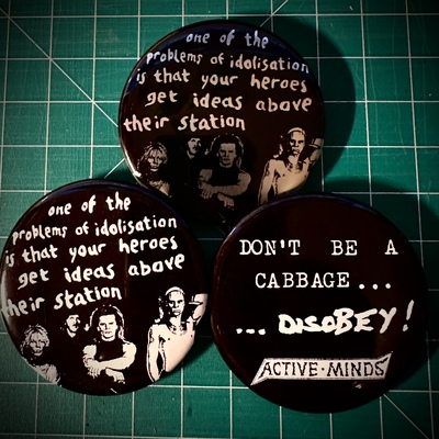 Active Minds Pin Badge