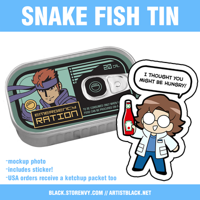 Snake Fish Tin