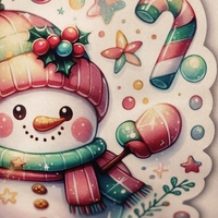 Cheery Snowman Garden Flag - Thumbnail 3