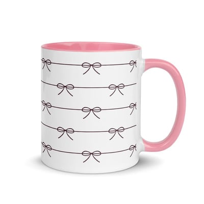Pretty in Pink Ribbon Mug