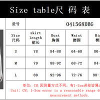 Color-blocked backless V-neck dress with straps - Thumbnail 3