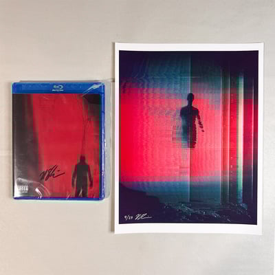 Signed blu-ray + print pairing: nin "beside you in time" with signed print