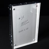 anomaly_251125: One-of-a-kind signed glitch art 4" x 6" giclée print in acrylic frame - Thumbnail 1