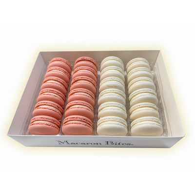 Macarons Strawberry and Vanilla, 24 count - Thumbnail 2