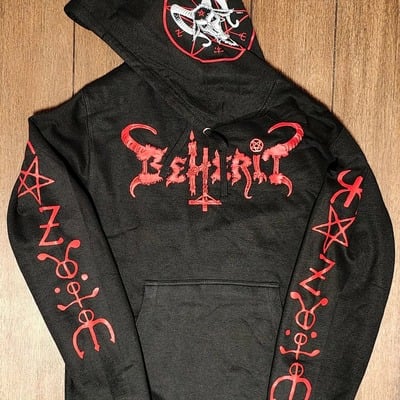 Beherit 'oath of the black blood' pullover weatshirt 