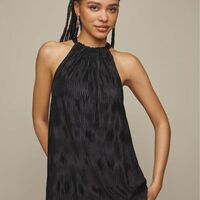 Textured Halter Top - FINAL SALE - Thumbnail 1