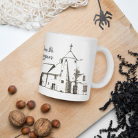 White glossy mug / Chateau Sketch - Thumbnail 2