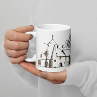 White glossy mug / Chateau Sketch - Thumbnail 3