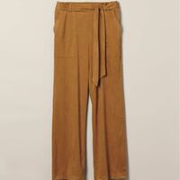 Faux-Suede Belted Pant - FINAL SALE - Thumbnail 2
