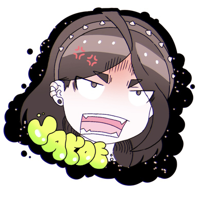 Jayde sticker design 1 (chibi jayde)
