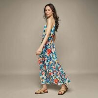 Floral Sleeveless Dress - FINAL SALE - Thumbnail 1