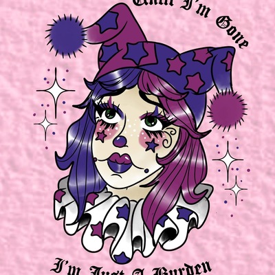 Sad clown girl 2