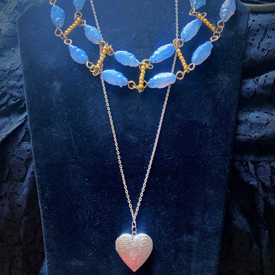 Nosferatu inspired ellen heart locket