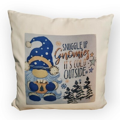 Winter Gnome throw pilllow