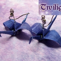Origami Crane Earrings - Galaxy Set - Thumbnail 2
