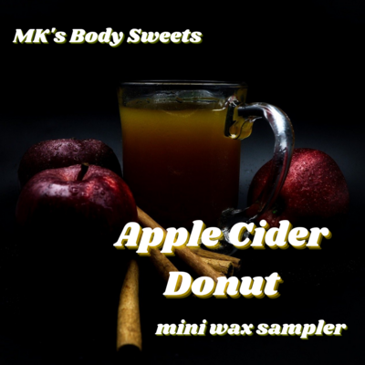 Apple Cider Donut mini wax sampler