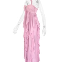 Stylish strapless high-end evening gown, sexy and elegant backless dress - Thumbnail 2