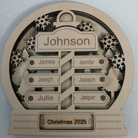 #183 North Pole Family sign - Thumbnail 1
