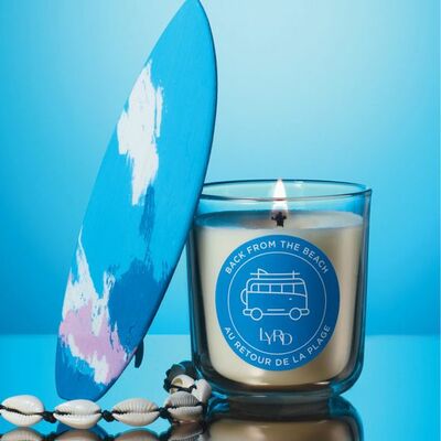 Lyrd back from the beach candle - final sale